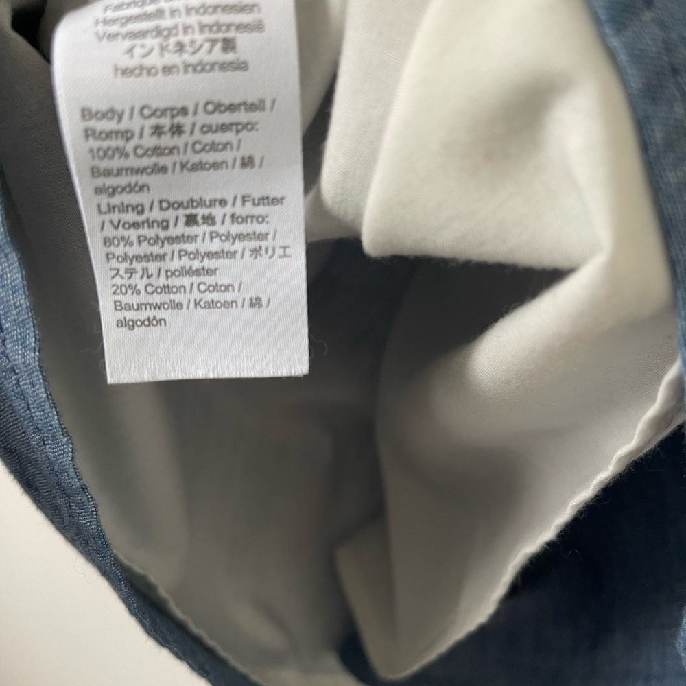 🆕 J.Crew Factory Chambray Cami top - size 10 - NWT - Picture 5 of 7